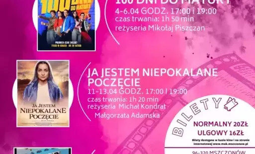 Zdjęcie do  Repertuar KINA na kwiecień 2025r.!