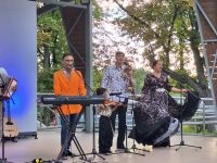 Muzycy podczas występu w Amfiteatrze.