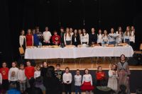 Artyści po przedstawieniu.