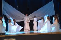 Młodzi aktorzy podczas Jasełek.