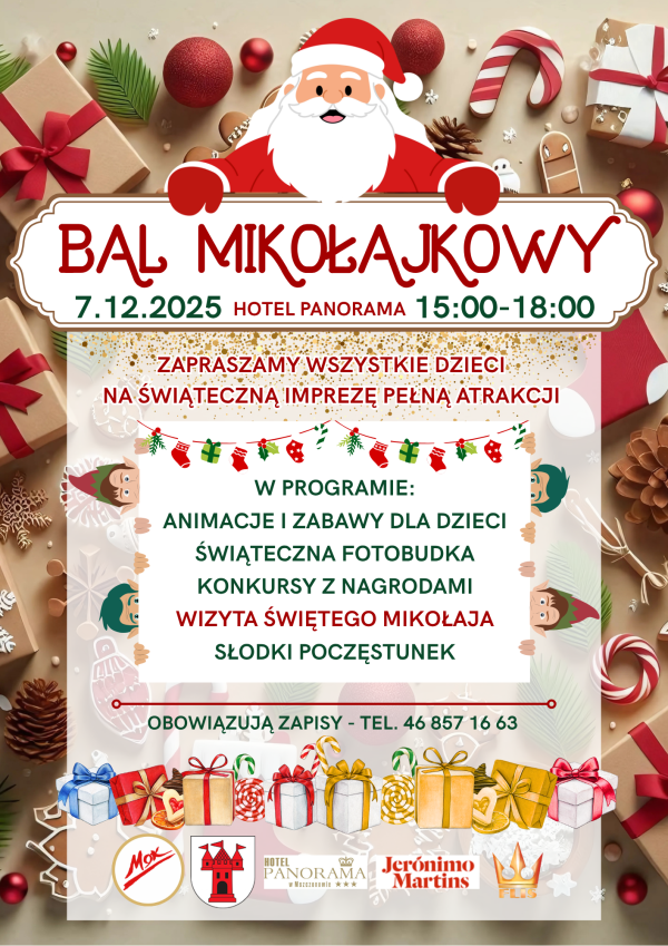 BAL MIKOŁAJKOWY- 7 grudnia, zapraszamy!