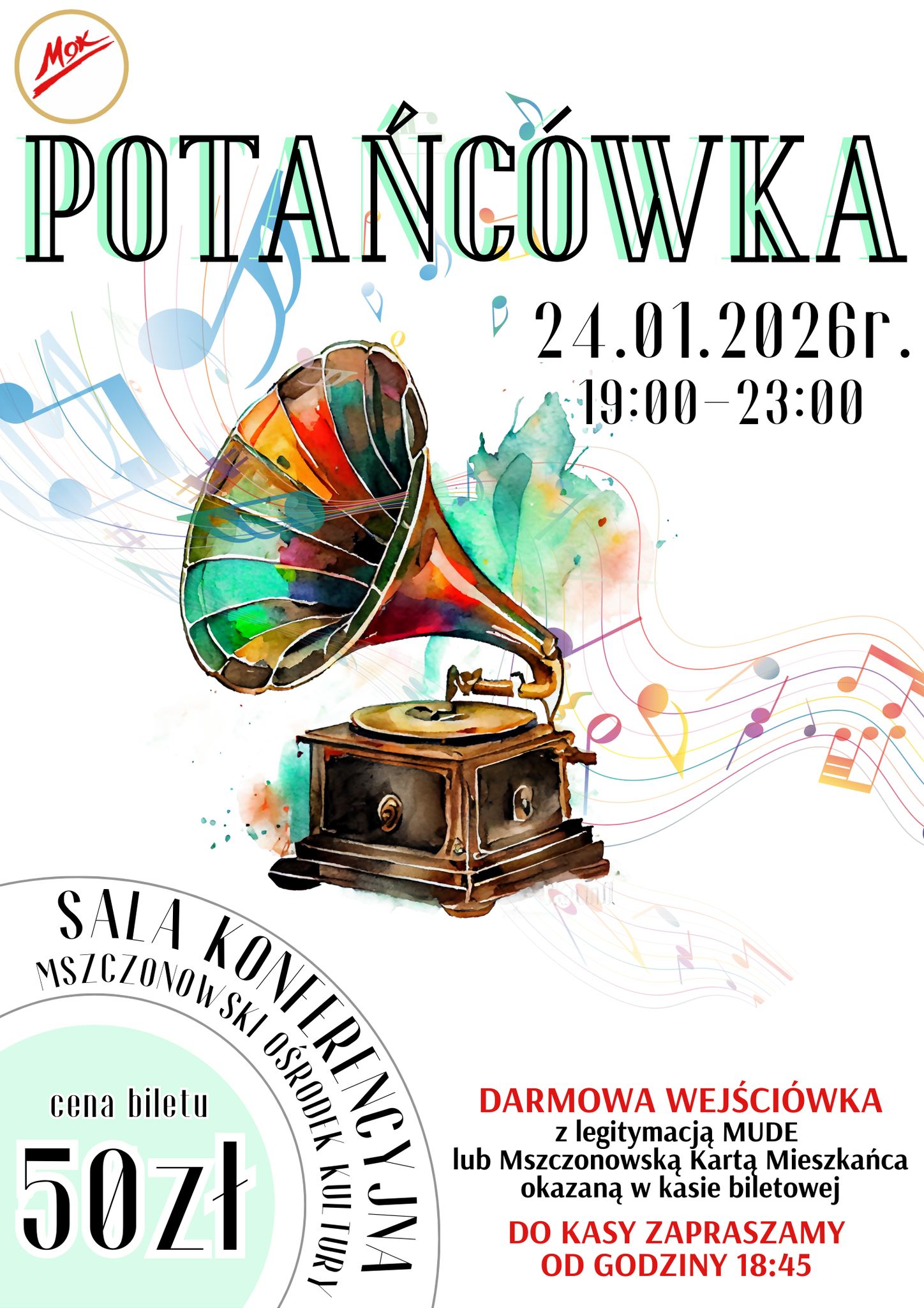 Zapraszamy na Potańcówkę w sobotę 24 stycznia!